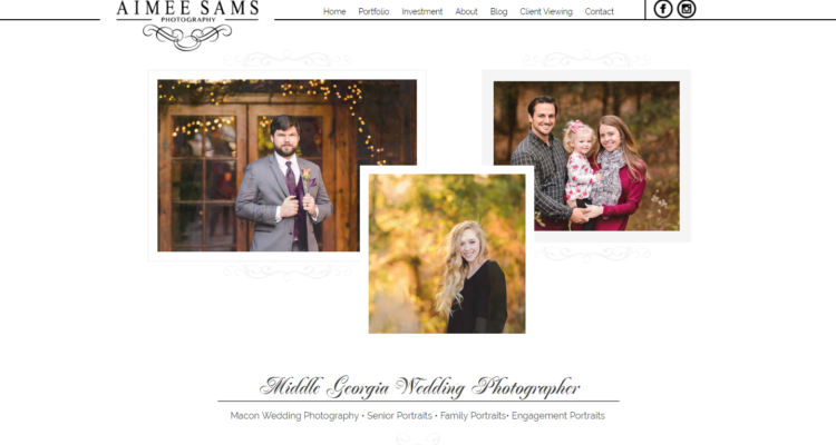 Wedding Photographer Web Design