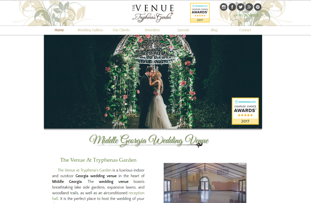 Wedding Venue Website