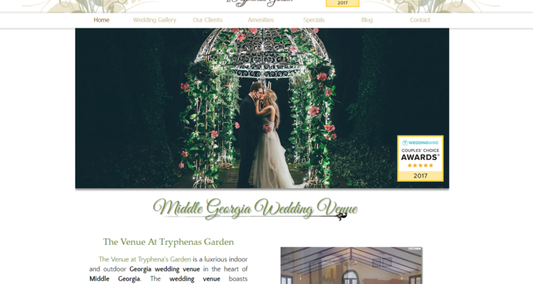 Wedding Venue Website